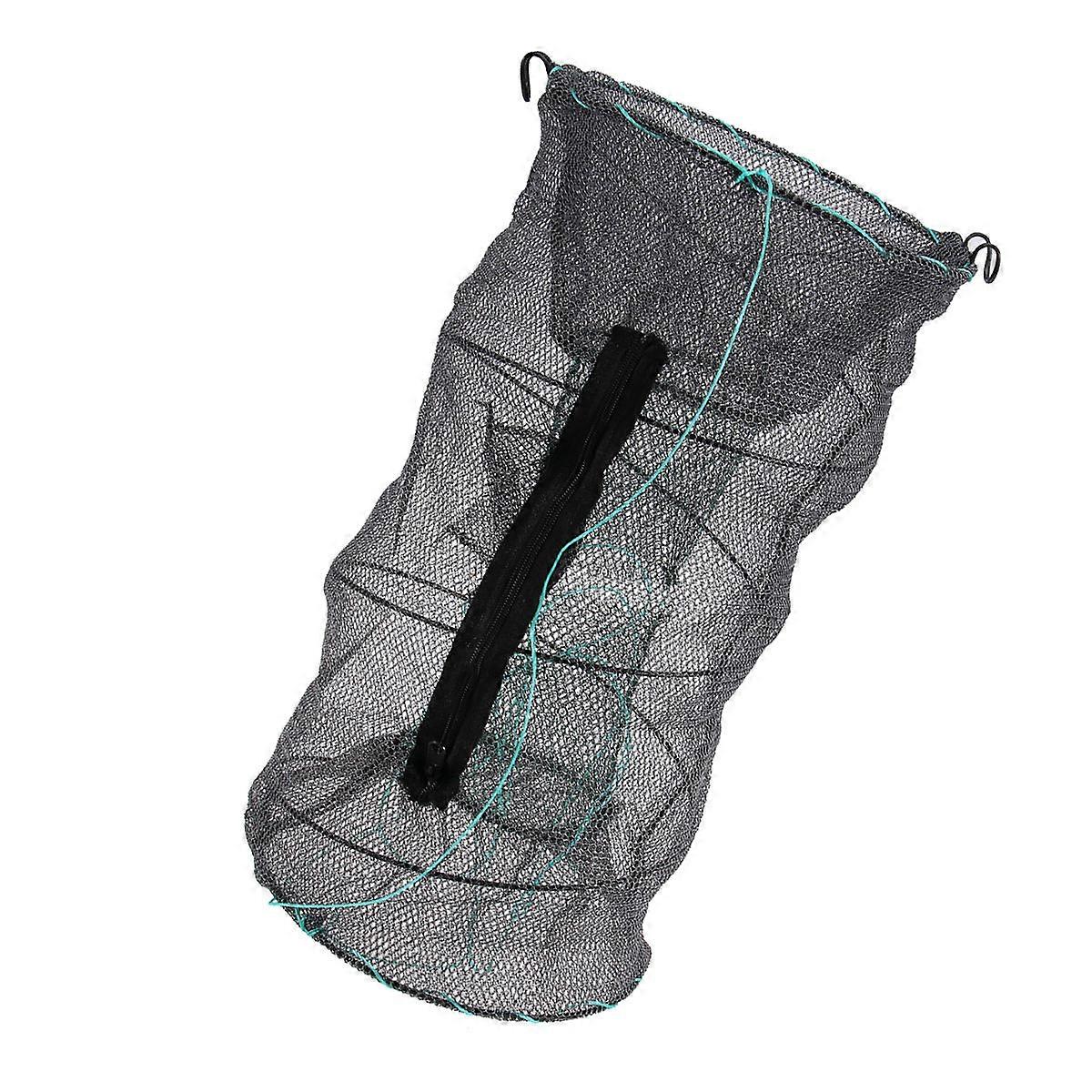 Fishing Net Foldable Crab Trap for Durable Catch Green
