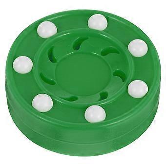 Professionell rullhockeypuck för träningsbruk 1 st grönt PP-material ingår