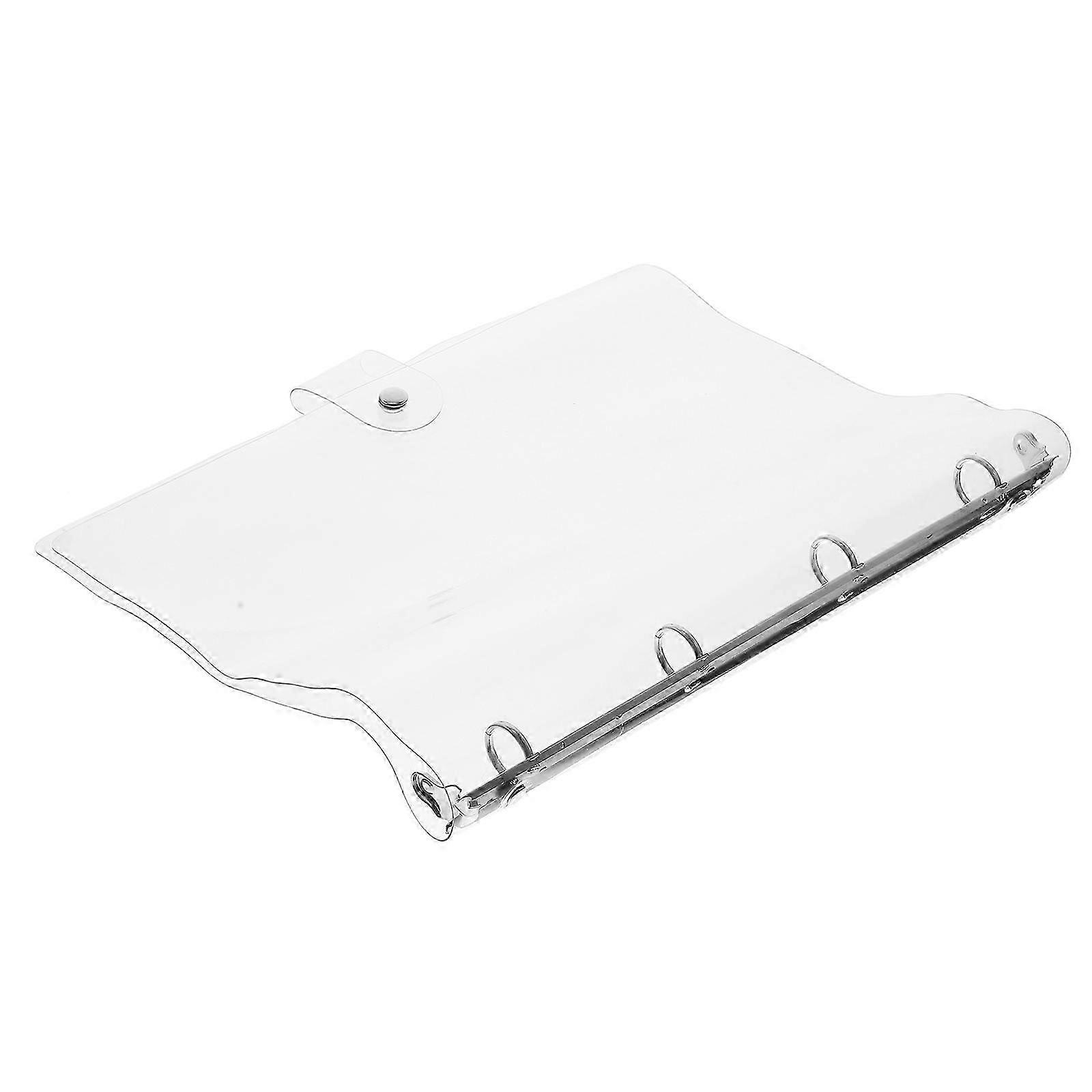 A4 Binder Notebook Shell compatible with Organizing 4Pcs Clear Plastic Scrapbook Covers