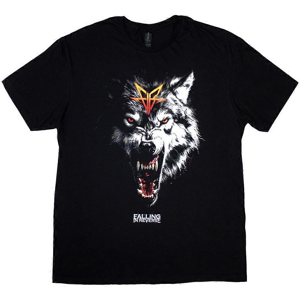 Falling In Reverse Wolf Band Logo T Shirt