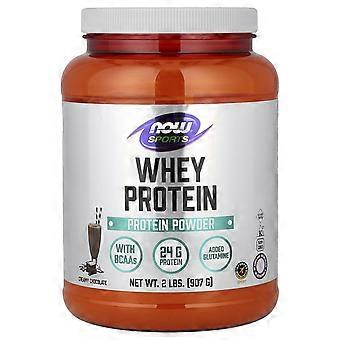 NOW Foods, Sports, Wei-eiwitpoeder, Romige Chocolade, 2 lbs (907 g)