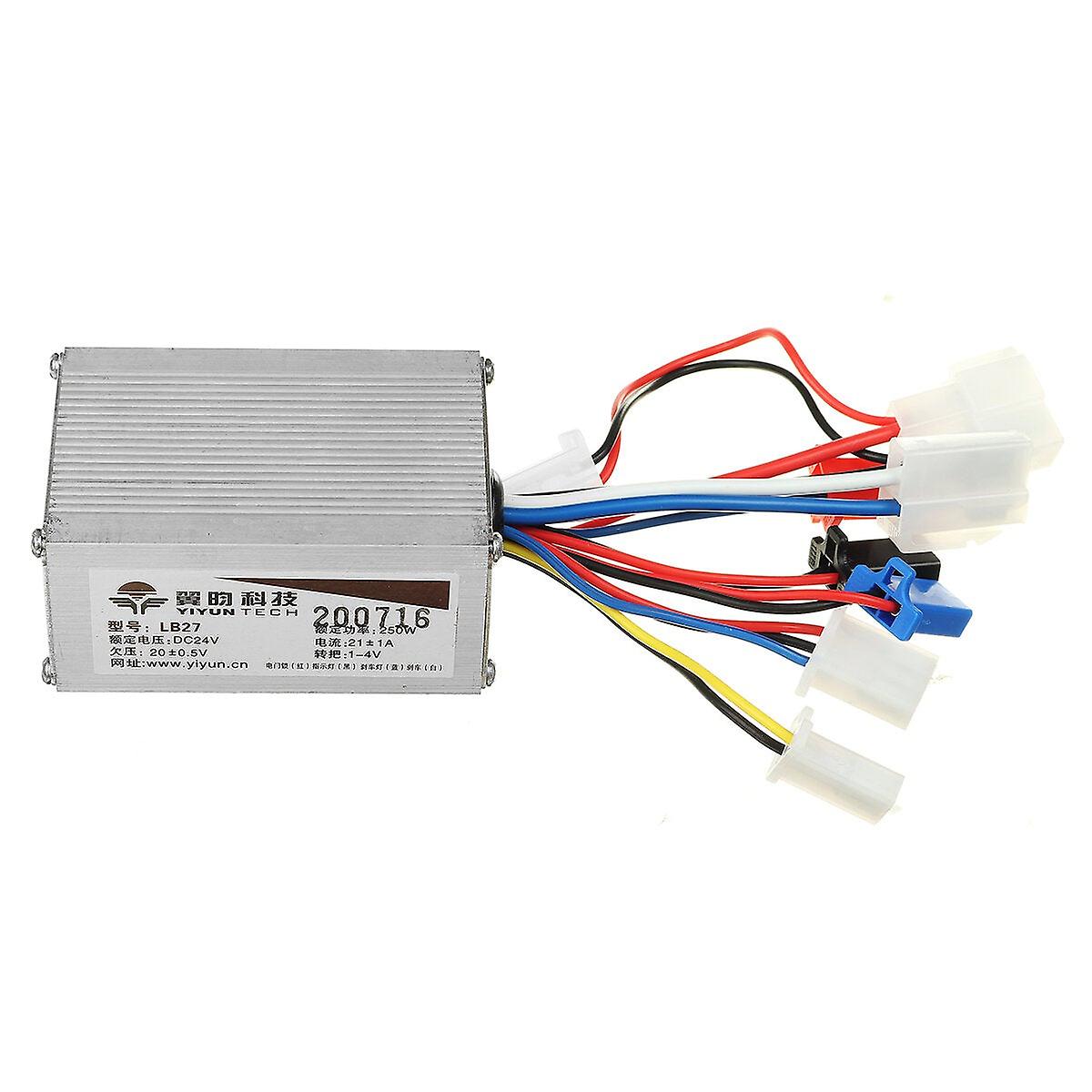 24V/36V/48V 250/350/500w βουρτσισμένο κιβώτιο ελεγκτών για το ηλεκτρικό σκούτερ ποδηλάτων