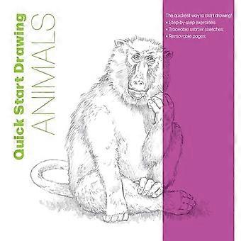 Quick Start Drawing Animals The quickest way to start drawing Step by step exercises Traceable starter sketches Removable pages