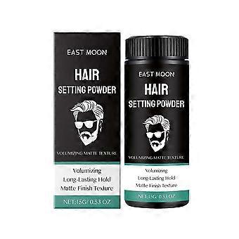 Men's Matte Hair Styling Powder - Fluffy High Top, Lightweight & Refreshing Finish, 15g