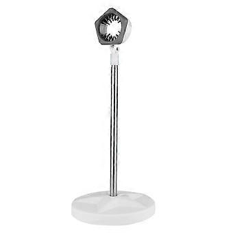 Hair Dryer Stand Rotatable Adjustable Height Angle Soft Toothed Mouth Blow Dryer Floor Stand for Family Bathroom Salon