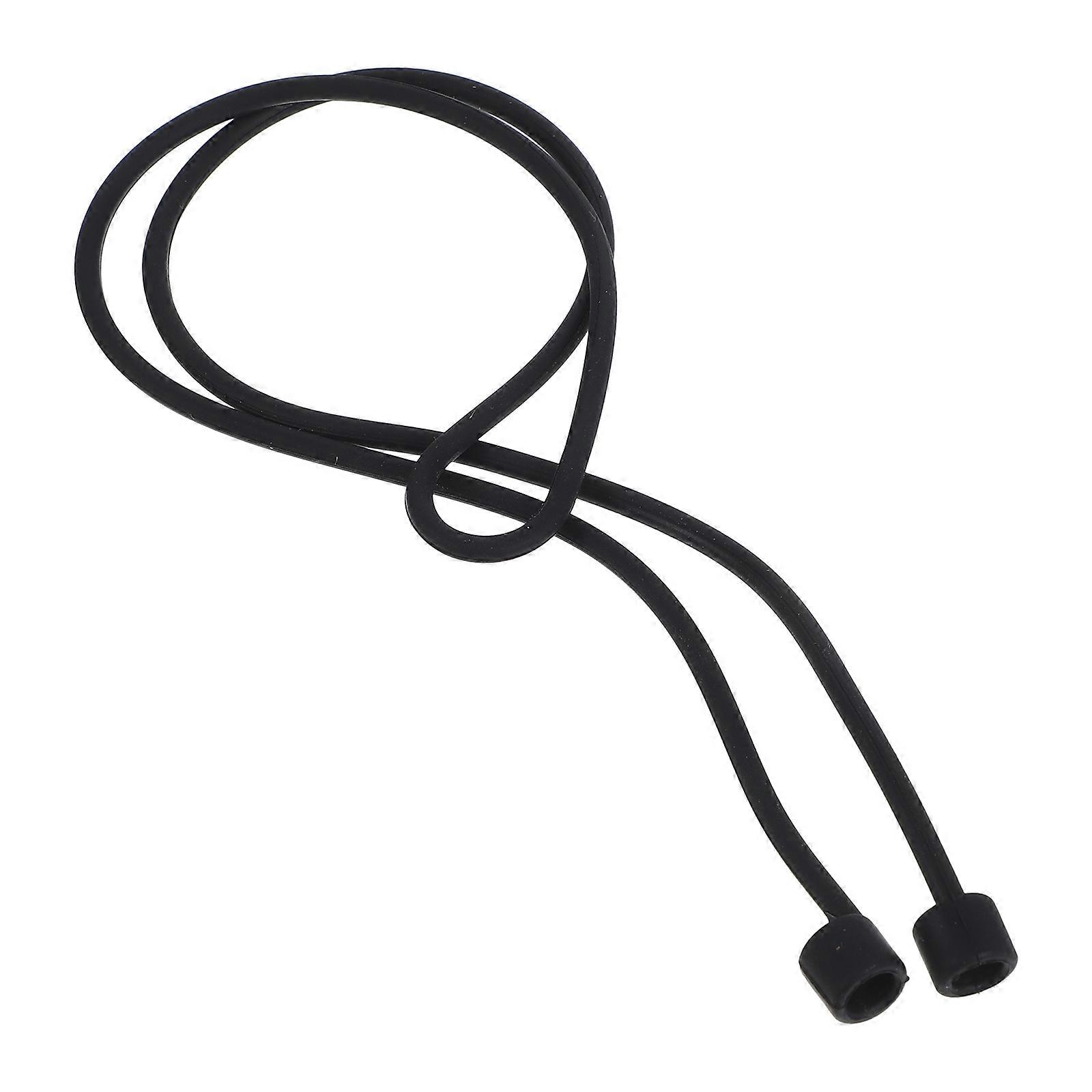 Cordón suave antipérdida para auriculares, ajuste cómodo.
