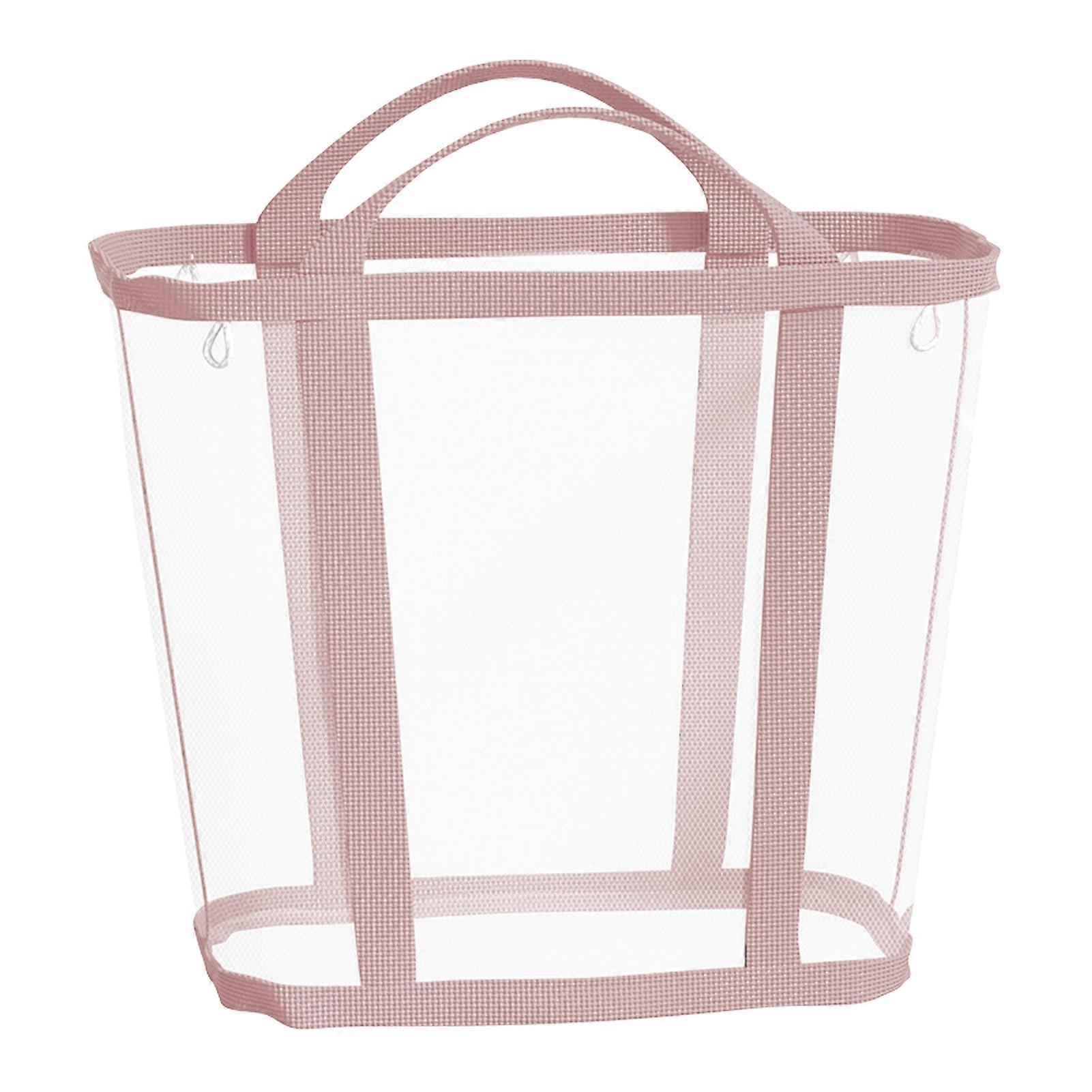 Large Capacity Nylon Mesh Laundry Hamper with Wall Mount