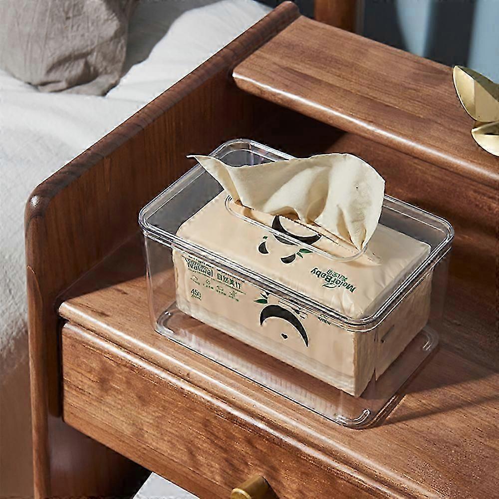 Clear Acrylic Tissue Box, Napkin Dispenser.