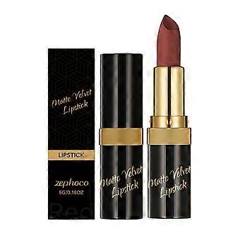 Zephoco Charm Matte Lipstick (Red) Natural Color Rendering Moisturizing and Moisturizing Daily Beautiful Makeup Lipstick