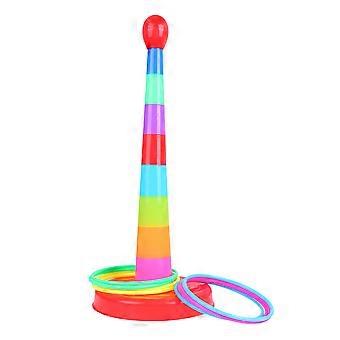 Colorful Ring Toss Puzzle Toys for Kid Playing Parent-Child Game