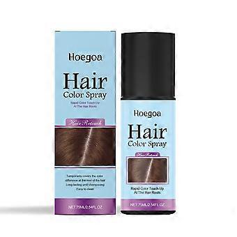 Engangs farvematchende spray (lysebrun) giver langvarig dækning, er nem at rengøre og bærbar, og er velegnet til daglig farvematchning