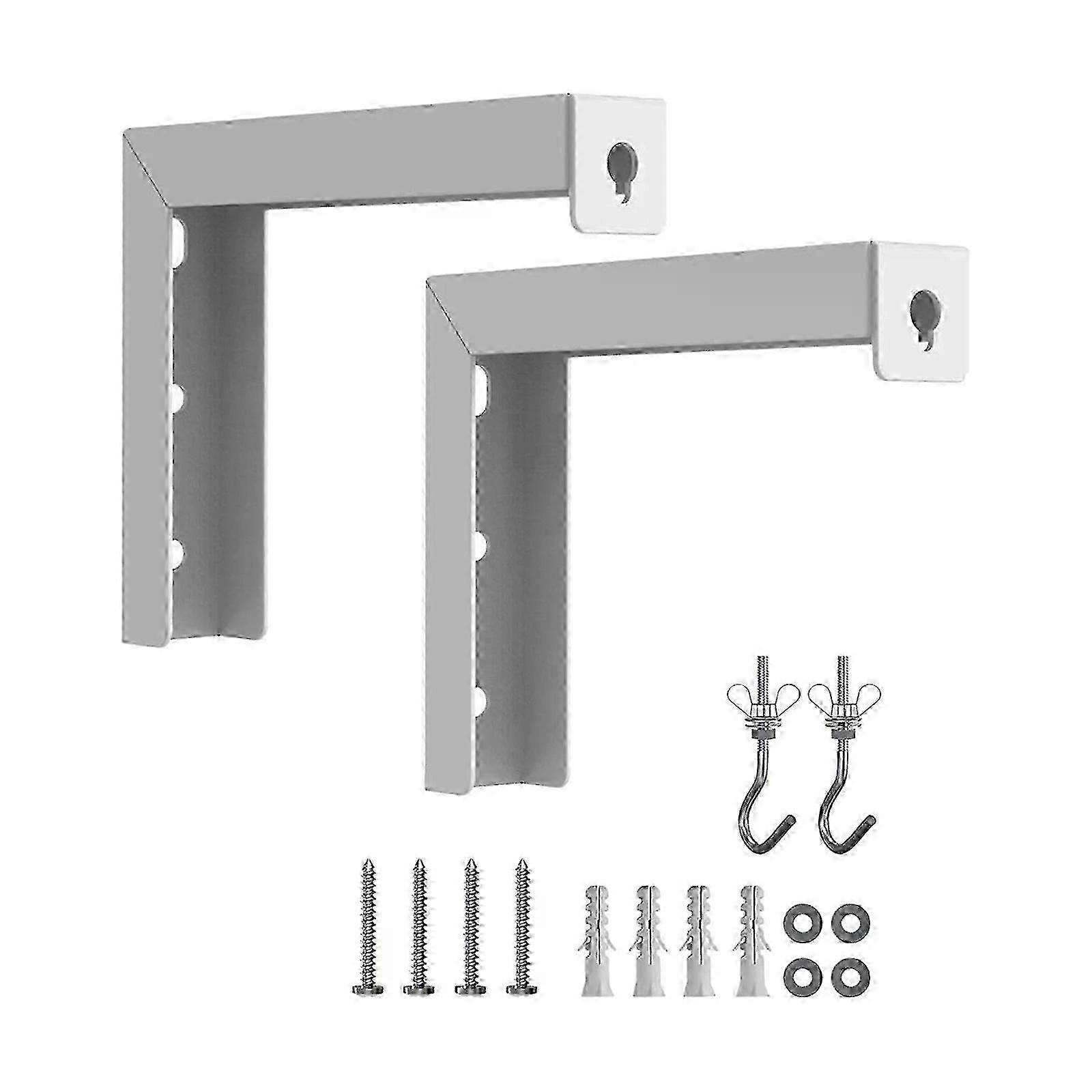 Projector Curtain Wall Mount Bracket, 2 Pieces compatible with Projector Screen Office
