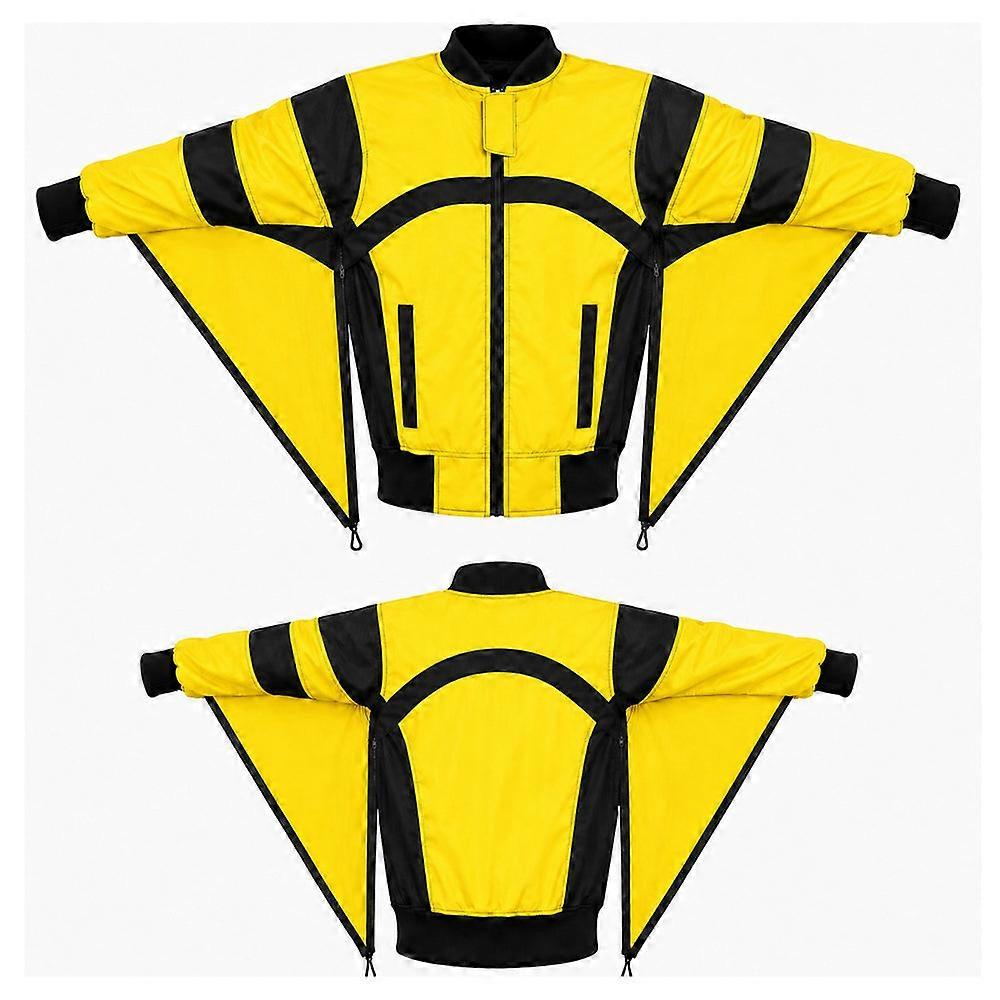 Skyex Skydiving Yellow And Black Color Camera Jacket Nd-038