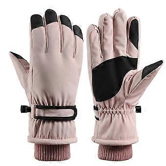 2026 Best Blue Women Waterproof Winter Warm Touch Screen Mittens