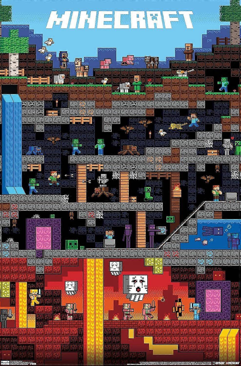 Minecraft - Worldly Jigsaw Puzzle AD180
