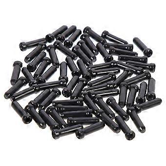 Brake Cable End Caps Aluminum Alloy for Protecting Hands 50Pcs Bike Accessories Black