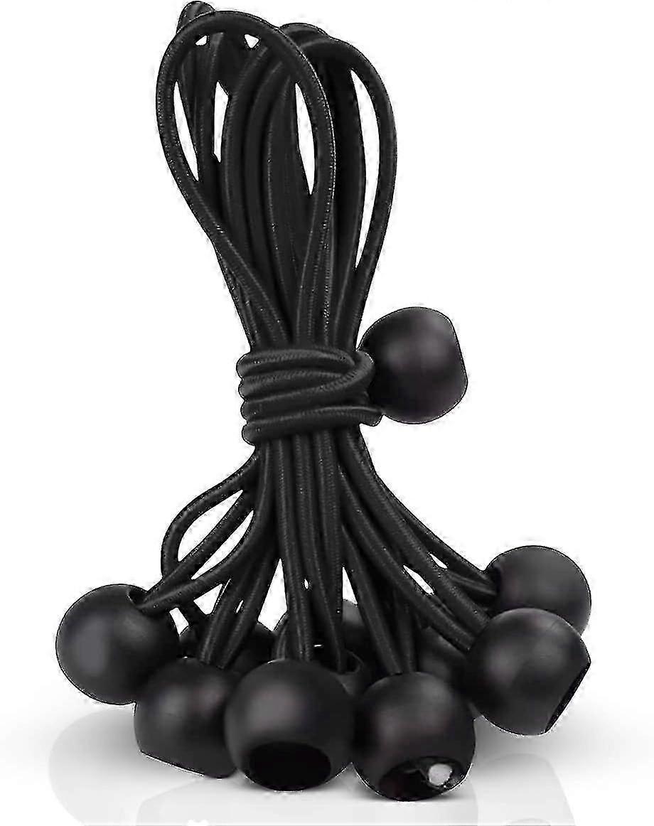Black Elastic Bungee Cords With 2.5cm Balls