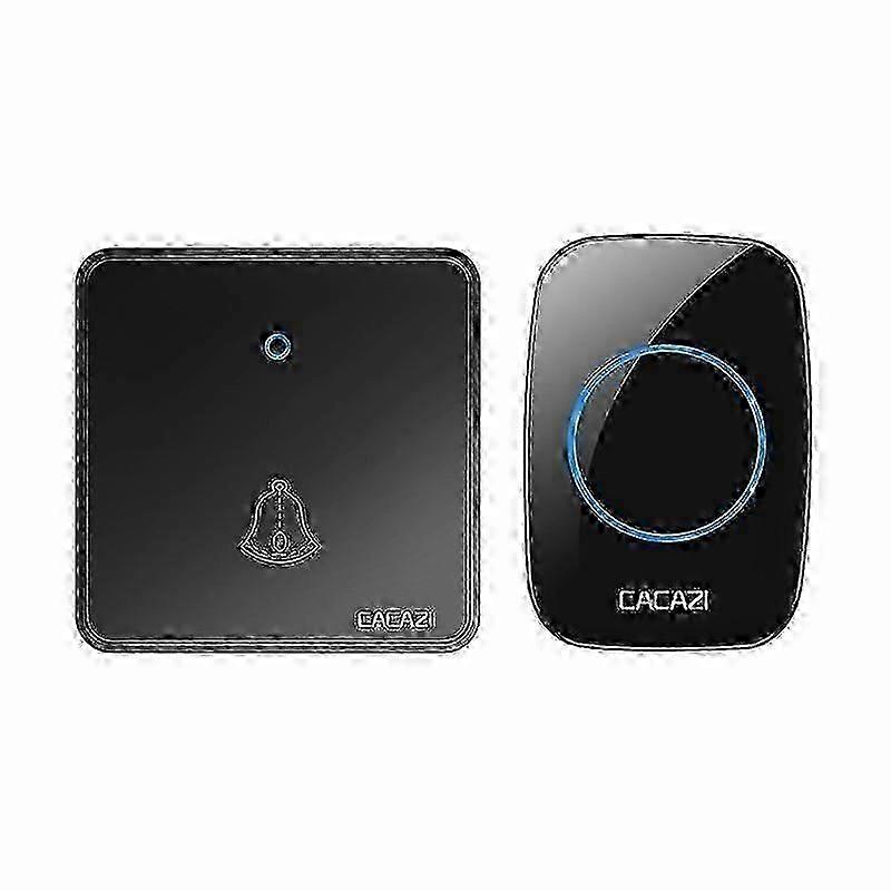 Battery-Free Wireless Doorbell, Smart Switch Button, Long-Distance, Large Button