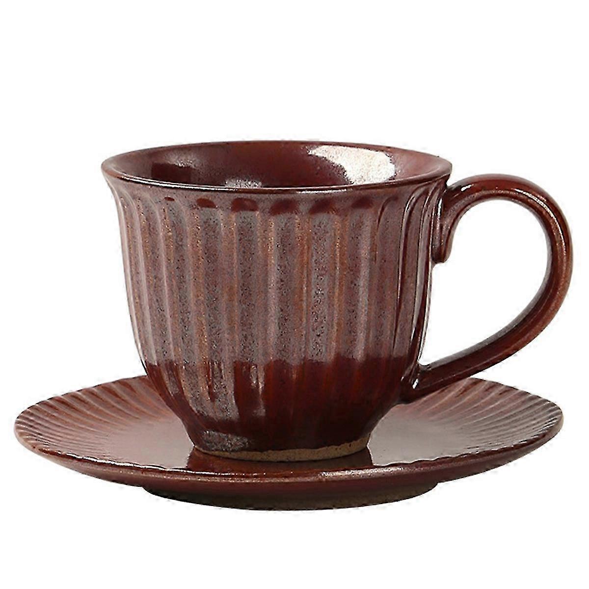 Retro Flower 160ml Ceramic Mug Set