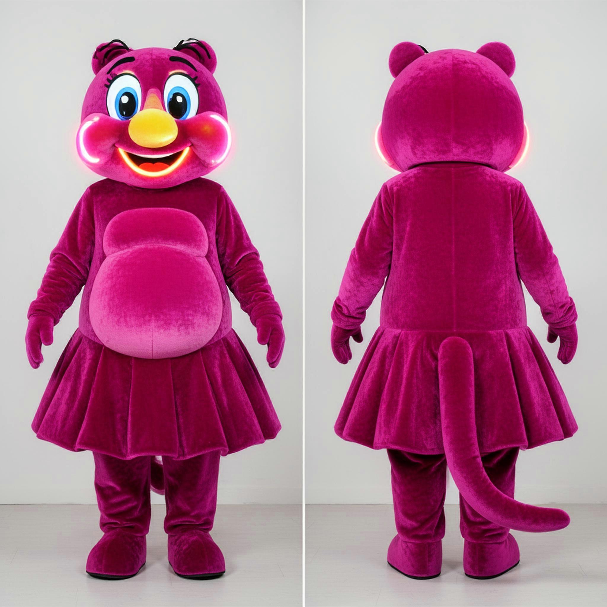 MASTICOT Magenta Vibrant Biryani Mascot
