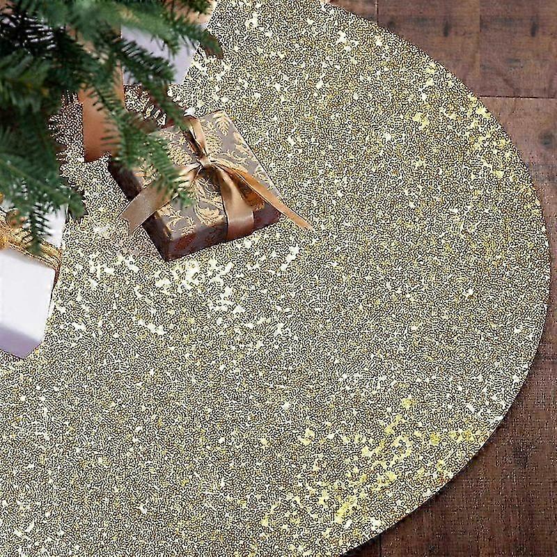 48 Inch Luxe Gold Sequin Skirt