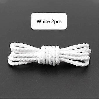 Round Shoelaces Waxing Waterproof Cotton Shoe Laces Used for Boots Casual Leather Unisex Shoelace Twist Shoes Lace Accesories