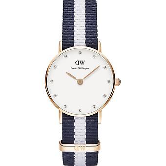 Daniel Wellington classy Quartz Analog Woman Watch with Nylon Bracelet DW00100066
