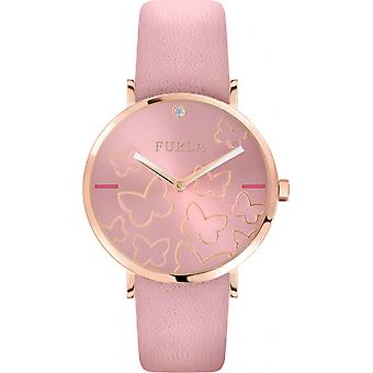 Furla Giada Quartz Analog Woman Watch with R4251113512 Cowskin Bracelet