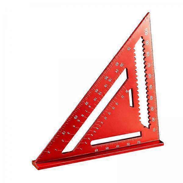 6xCarpentry Triangle Ruler Carpenters Tool Wear Resistant Multi Functional Multi