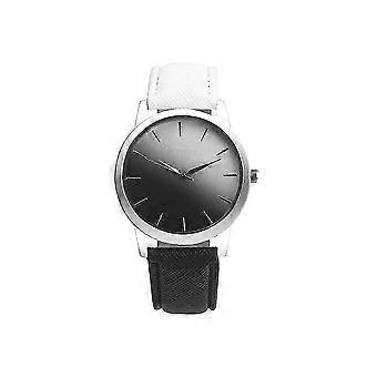 Ladies Woman Round Rainbow Color Leather Band Bracelet Quartz Timer Decoration@ff