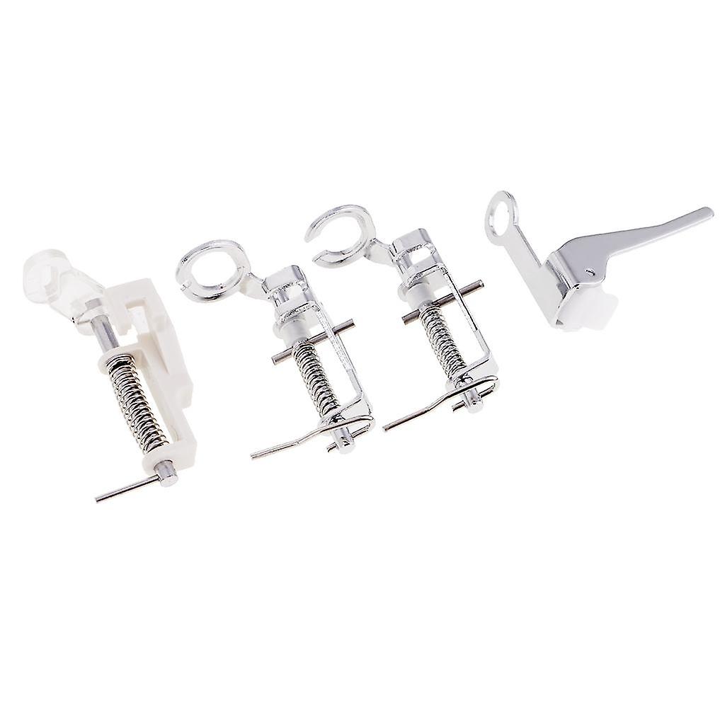 4 Pieces/Sets Free Motion Open/Close Toe Embroidery/Darning Presser Foot