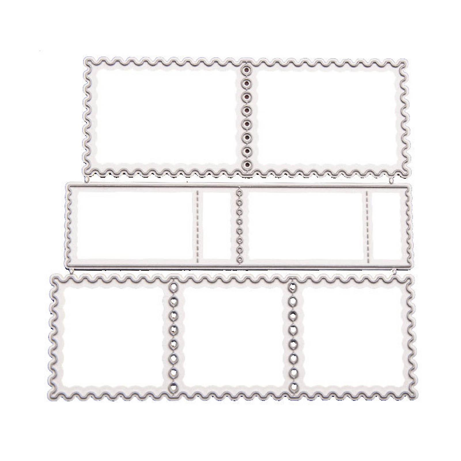 Rectangle Lace Frame Cutting Dies Stencil Scrapbooking Die Cuts for DIY Lovers
