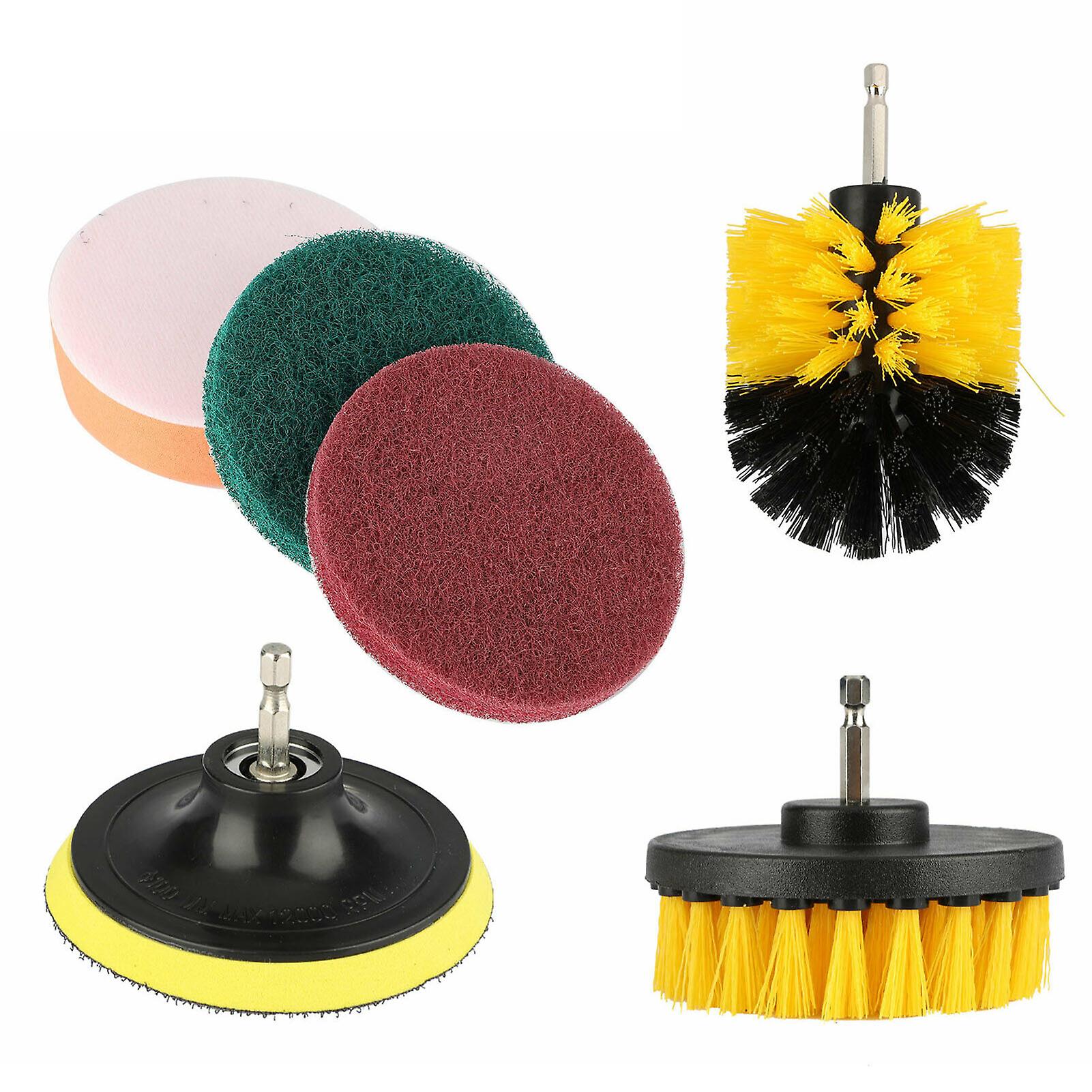 6pcs Scrub Drill Brush Multi-purpose Kit
