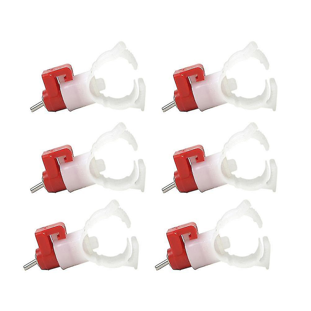 10 Pcs Automatic Poultry Watering Drinker Cups Cassette Ball Chicken Drinker 4 Points Drinking Fount