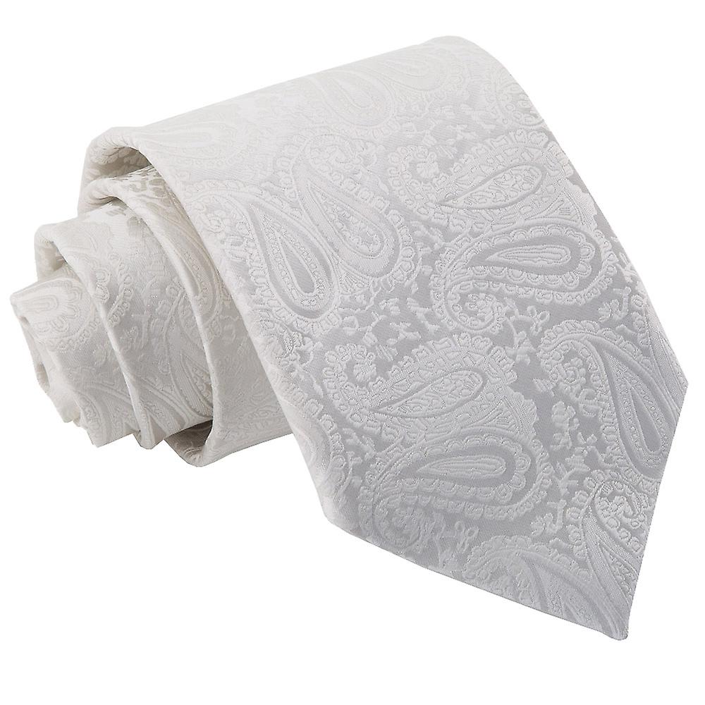 Ivory Paisley Tie