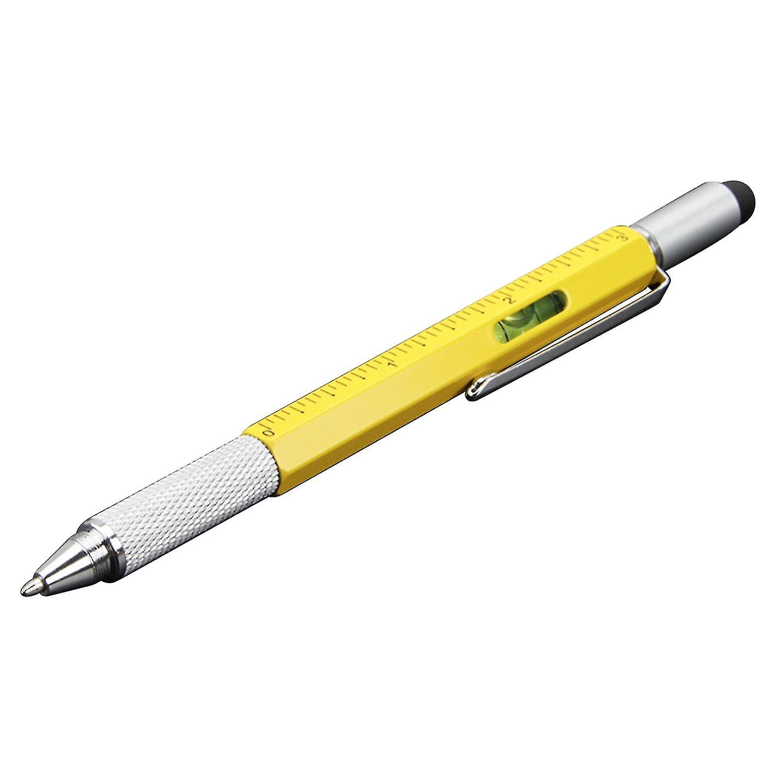 3pc Multi-function Tool Pen, Phillips Screwdriver, Level Gauge, Capacitance Pen, Six In One
