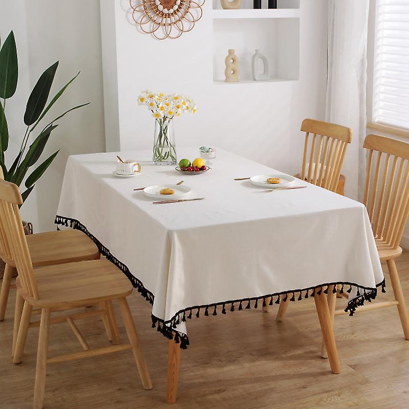 Simple Modern Rectangular Table Cloth, Table Cloth 140 x 220CM, Table Cloth for Kitchen Coffee Dining Table