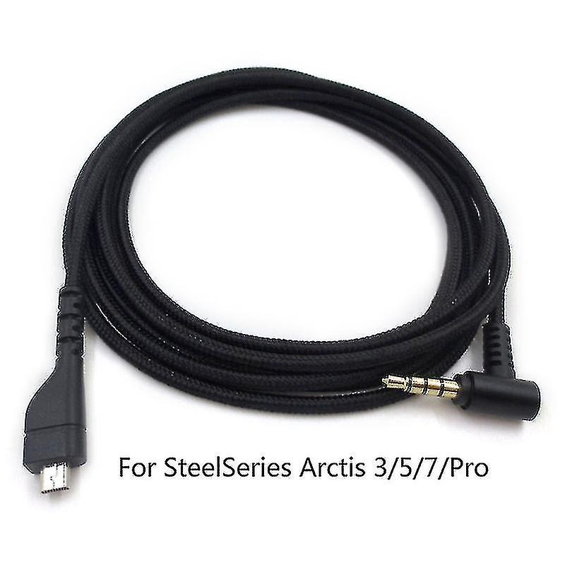 Replacement 3.5mm Weave Audio Cable For Arctis 3/5/7/pro For Gaming Headset Line