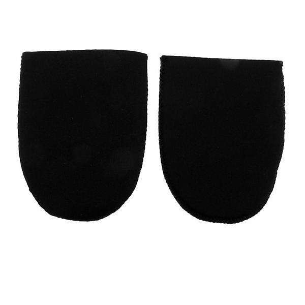 2x1 זוג גרבי בוהן ניאופרן לריצה, רכיבה על אופניים, הליכה, הליכה שחור