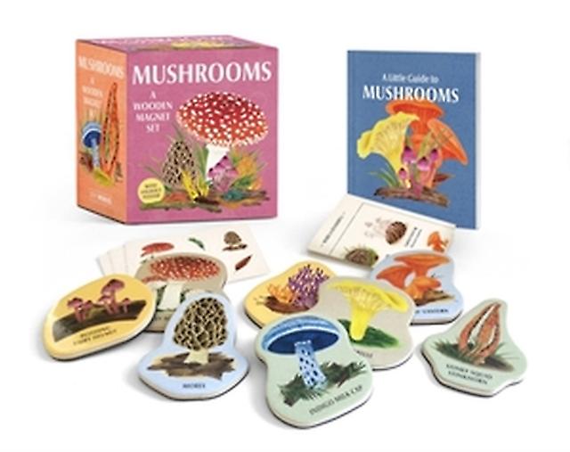 Mushrooms A Wooden Magnet Set by Meg Madden Multiplecomponent retail product Book