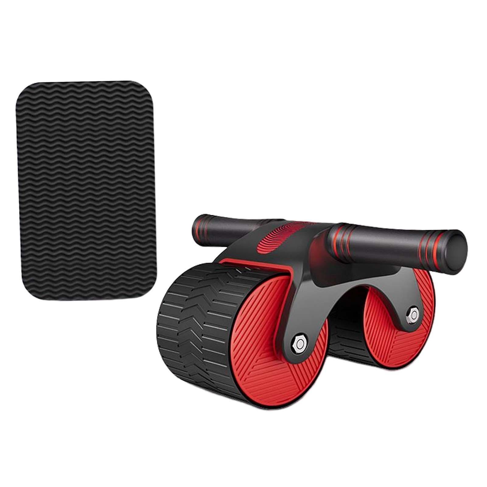 Automatic Rebound Abdominal Wheel,Ab Roller Wheel for Unisex Office Training Red