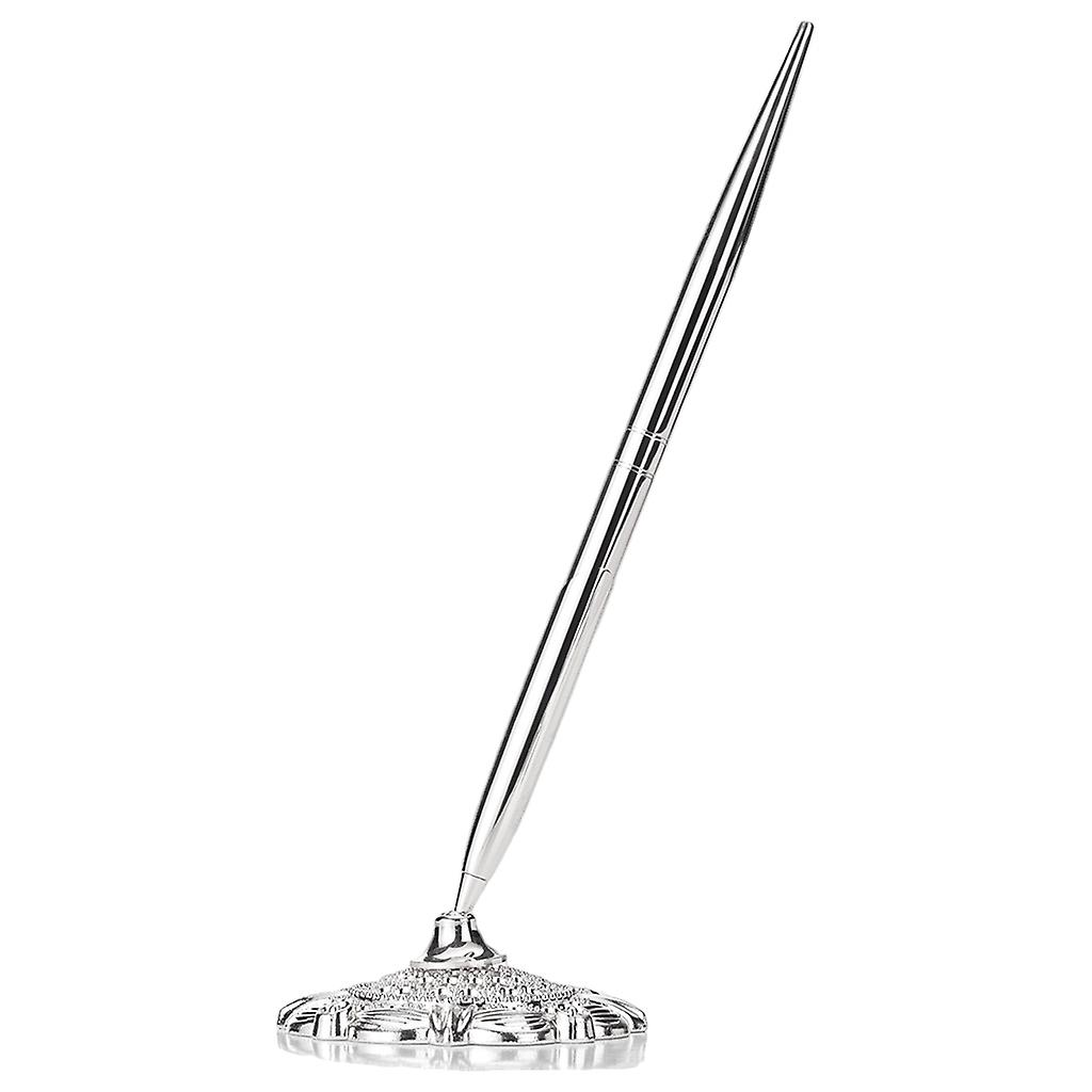 الرجعية المعدنية حبر جاف القلم المرفقة قاعدة الوقوف مكتب مكتب مكافحة الزفاف ضيف تسجيل أقلام التوقيع