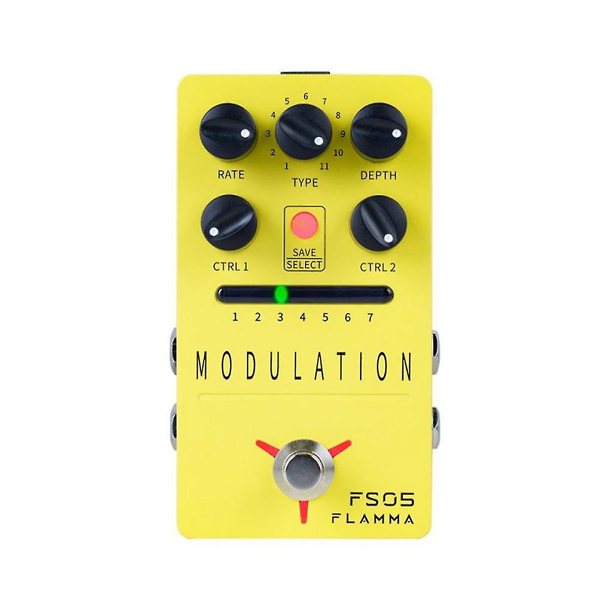 Fs05 Modulat Pedal Digital Guitar Pedal With 11 Modulat Eu Plug