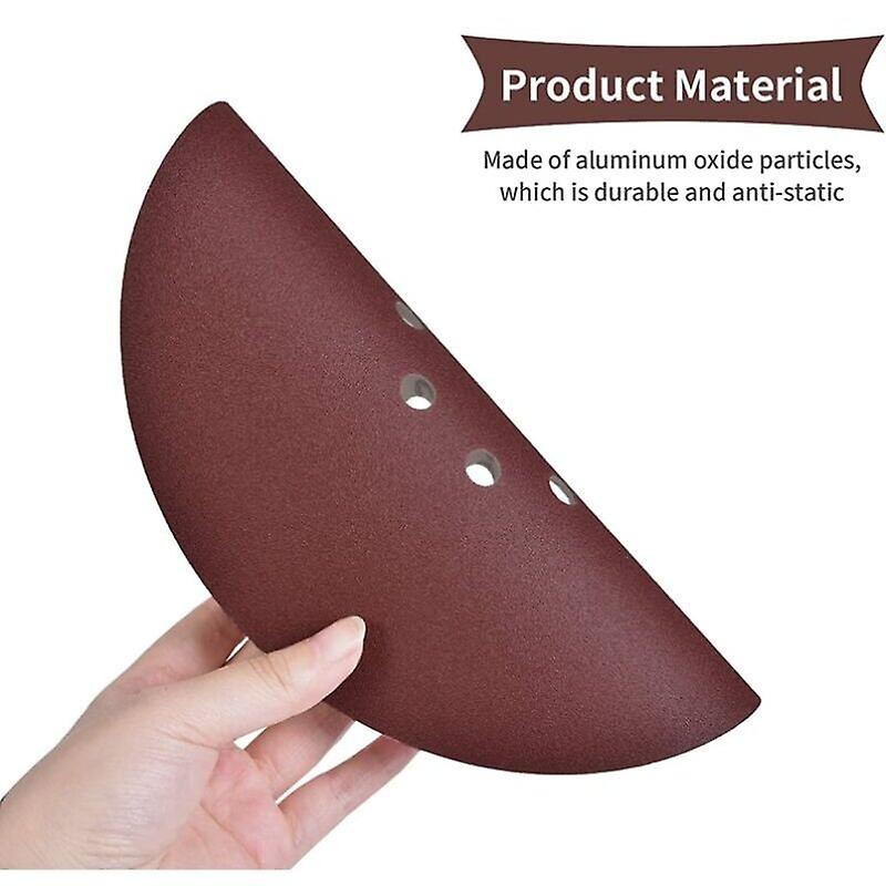 15 Dischi Abrasivi Eccentrici 225mm Grana P150 - Per Levigatrice