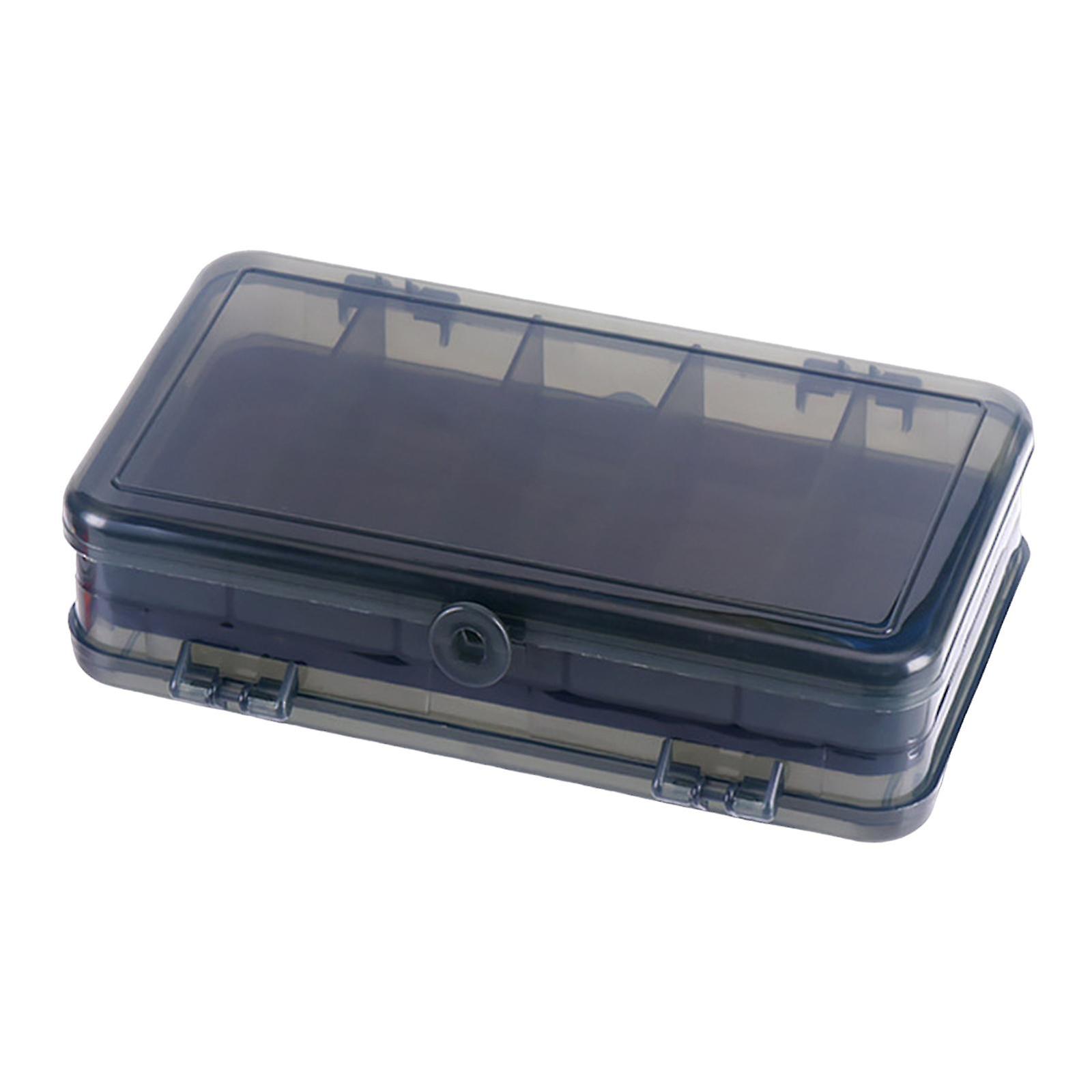 Angelgerät Box Köder Organizer Case Behälter Angelköder Box Tackle Box Schwarz