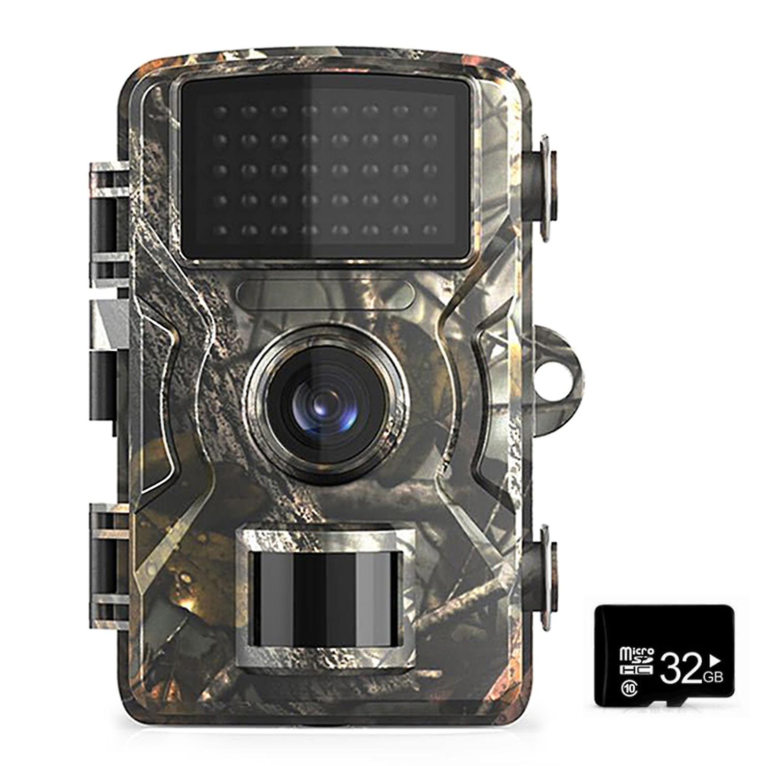 16MP 1080P Wildlife Hunting Trail and Game Camera with 16GB/32GB TF Card Motion Activated Security C