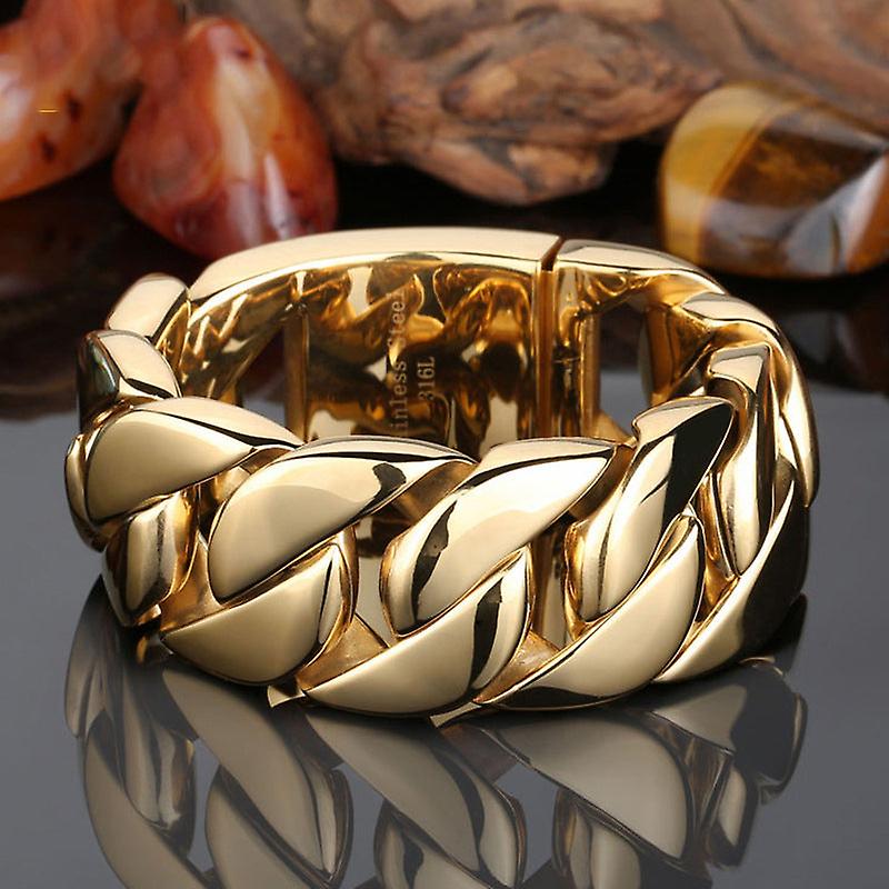 Titanium Steel Thick Bracelet