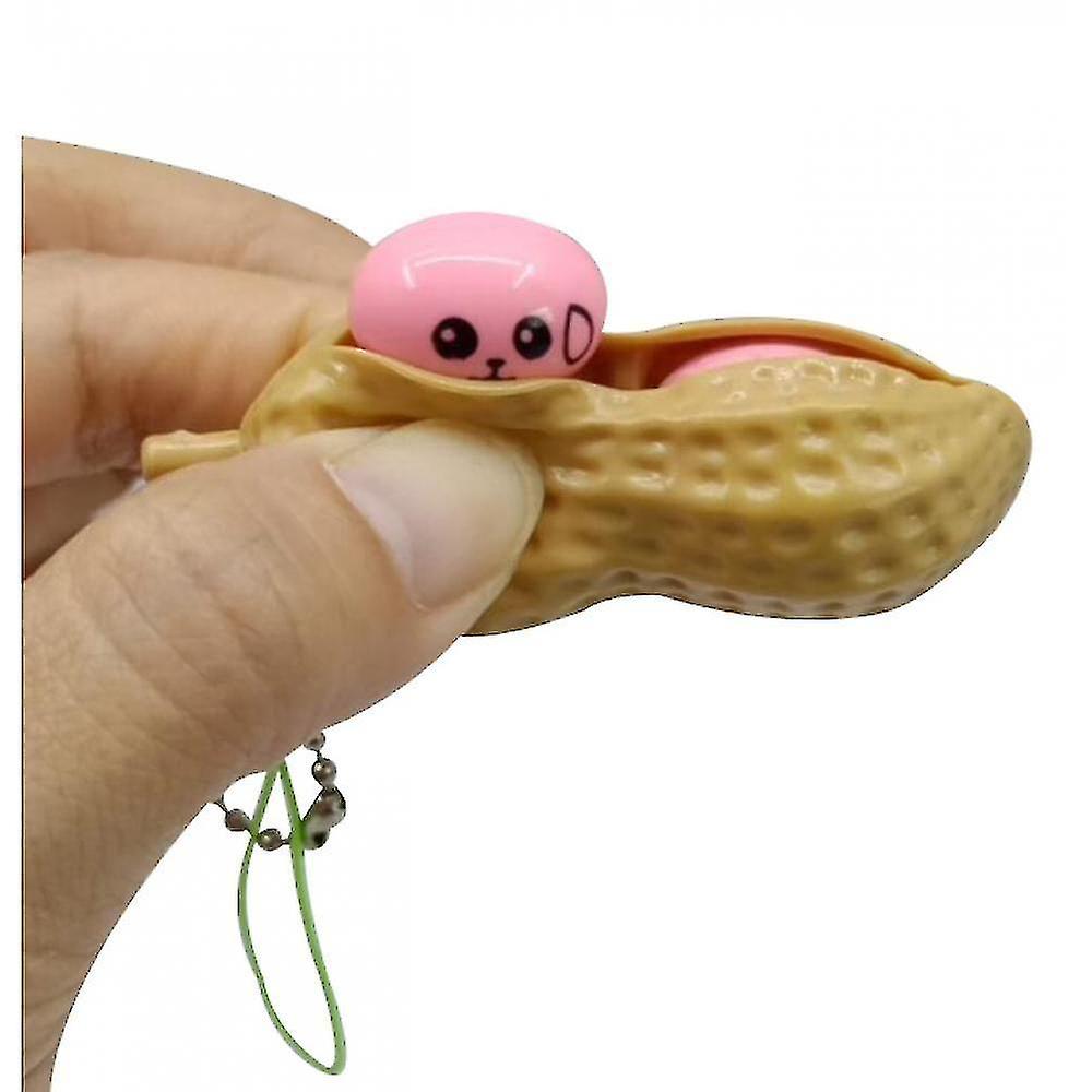 Hand Exercisers 3pcs Peanuts Decompression Vent Toy Unlimited Squeeze