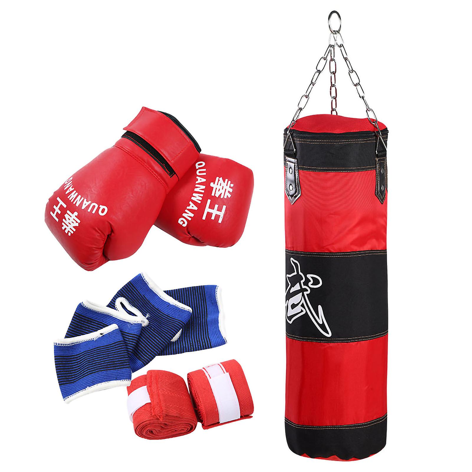 Children Kids Boxing Heavy Punching Training Empty Bag Fitness Sandbag Exercises Workout Boxing Punching Bag
