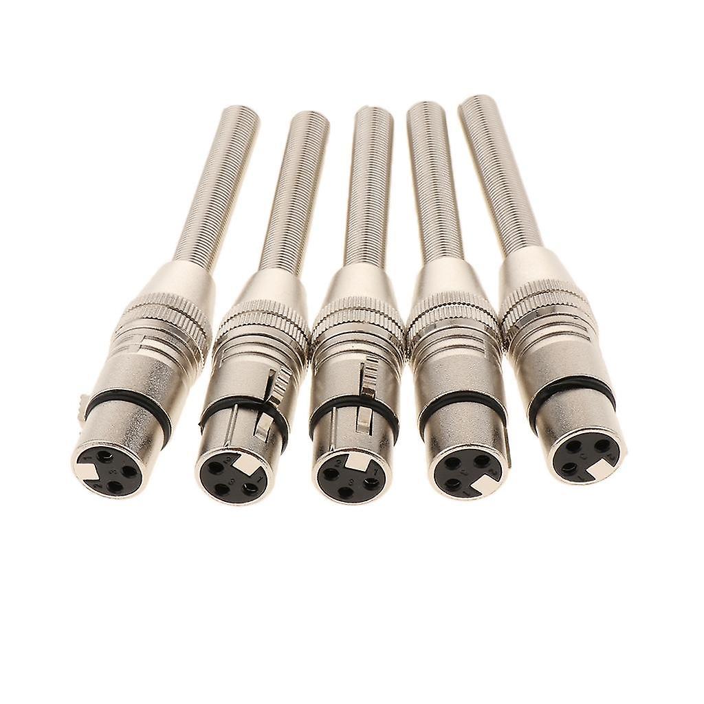 5 kpl naaraspuolinen stereoliittimen sovitinpistoke